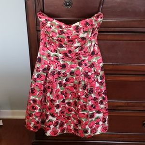 Spotlight warehouse strapless summer dress